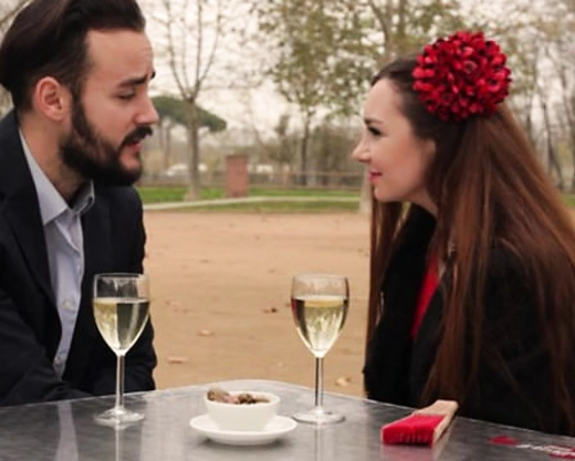 Смотреть порно: Секс на природе с красивой девушкой в платье после бокала вина